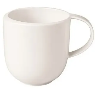 Villeroy & Boch Becher Villeroy & Boch Henkelbecher NEWMOON BHT 9,10x9,50x12,40 cm weiß weiß