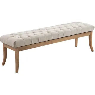 deluke Sitzbank CANNES Creme 150 x 38 x 46 cm