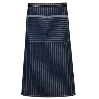 Exner 1930930 - Bistroschürze, B 80 x L 75 cm, Fb. royal blue stripe