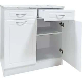Hti-Living Unterschrank Jenna Country 80 x 50 x 83 cm Weiß