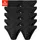 S Slip unifarben schwarz S