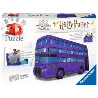 Ravensburger 3D-Puzzle 216 Teile Ravensburger 3D Puzzle Bus Harry Potter Knight 11158, 216 Puzzleteile