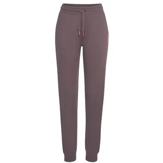 bench. loungewear Loungehose Damen mauve-meliert Gr.32/34