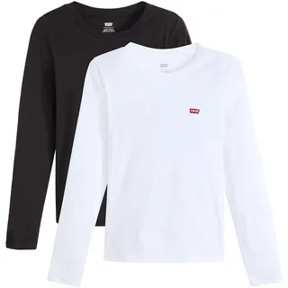Levi's Langarmshirt LS 2 Pack Tee Weiß M