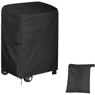 Newbob Grillabdeckung Wetterfest, Universal Grill Abdeckhaube Wasserdicht Gasgrill Abdeckung für Weber/Enders/Char Broil Serie Außenbereich Grill, 420D Oxford Robust Grill Haube(80x66x110cm)