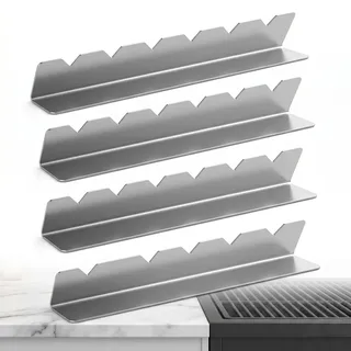 4er-Set Edelstahl Spießhalter Rostfrei,Grillspieße Edelstahl Rack,Schaschlik Aufsatz Für Gasgrill Spiesse Grill Für 6 Spieße Bbq Grill Zubehör,Für Im Freien Beim Camping Wandern Oder Picknick