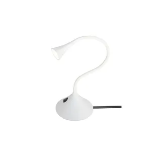 Trio LED-Schreibtischleuchte, mit Flexarm weiß , weiß , Maße (cm): B: 35,5 H: 31,8