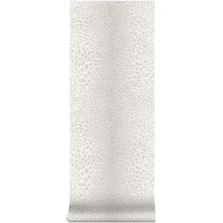 Superfresco Easy Vliestapete Leopard 52 cm x 10 m Silber