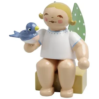 Wendt & Kühn Wendt und Kühn Engel klein mit Vogel Höhe 4 cm