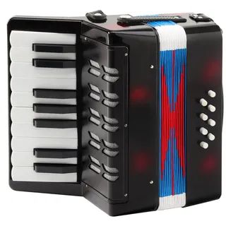 Classic Cantabile Bambino Kinder-Akkordeon, schwarz, 8 Bässe,