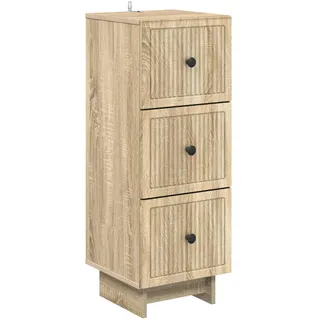 vidaXL Schubladenschrank 34,5 x 90 x 33 cm Braun