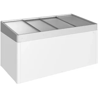 Biohort Frühbeet-Aufsatz für HochBeet 2 m x 1 m Silber-Metallic
