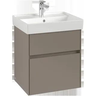 Villeroy & Boch Collaro Waschtischunterschrank C00700AH 51x54,6x41,4cm, Waschbecken mittig, Wine Red