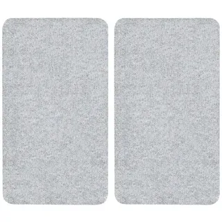 Wenko Herdabdeckplatten-Set CLEAR 30x80x52 cm weiß