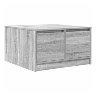 vidaXL Couchtisch mit Schubladen Grau Sonoma 70,5 x 70 x 40 cm