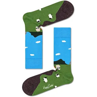 Happy Socks Damen Happy Socks Little House On The Moorland Sock Socken, Multi, 36-40 - 34-36