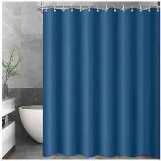 luxuskollektion Duschvorhang 200 x 220 cm Dunkelblau