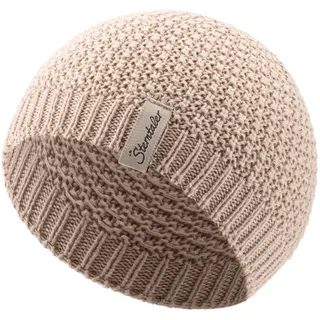 Sterntaler GOTS Strickmütze Waffel in beige | Gr.: 33 cm