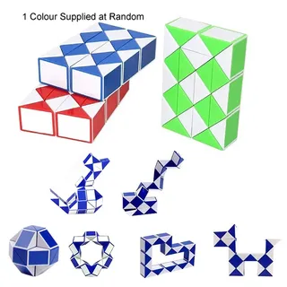 Party / Beute - Spielzeug - Puzzle Würfel Schlange - Zufällige Farbe Gesendet