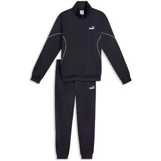 Puma Poly Piping Trainingsanzug Schwarz/Weiß S