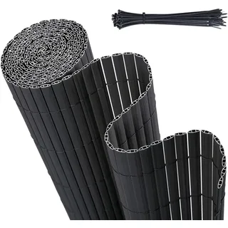 Sekey Sichtschutzmatte PVC 100 x 300 cm Anthrazit