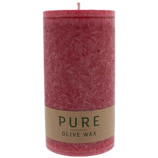 Wenzel Olive Wax Kerze - Karminrot 130x70