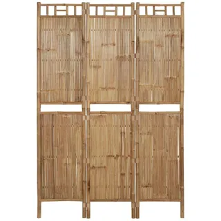 ARKEM 3-TLG. Raumteiler Bambus 120x180 cm Paravent Outdoor Wetterfest Paravent Outdoor