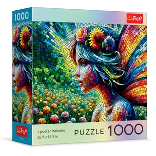 Trefl Crystal Fairy Puzzle, 1000 Teile, 68,3 x 48 cm | Quadratische Box, DIY, kreative Unterhaltung, klassisches Puzzle, ab 14 Jahren