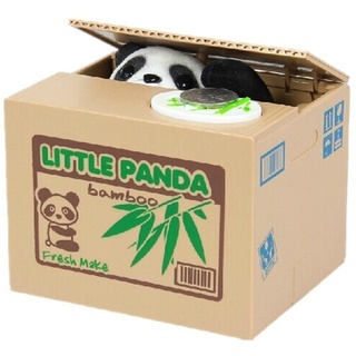 Jzhen Sparschwein,Elektronische Spardose Witziges Sparschwein Geschenk für Kinder(Panda)