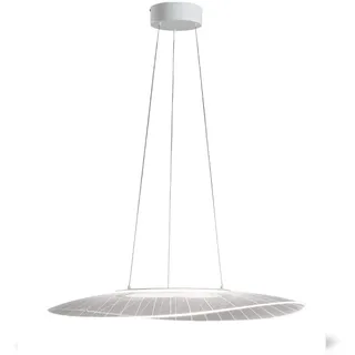 Fabas Luce Vela 1-flg. 78 cm oval weiß