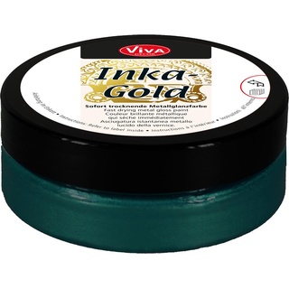 Viva Decor, Kerzen, Inka-Gold, 62,5 g, petrol