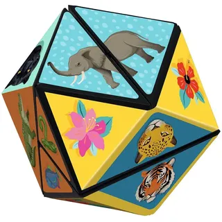 Moses Moses. VERLAG 38257 Magischer Puzzle-Würfel Im Dschungel,