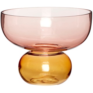 Hübsch Interior - Show Vase, bernstein / alt rosa