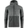 Fleece Grau/S schwarz S