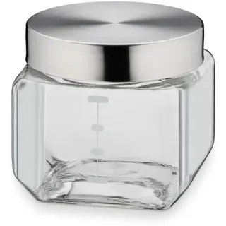Kela Isa Vorratsdose transparent 11 cm x 11 cm x 10,5 cm 0,75 l 4-teiliges Set