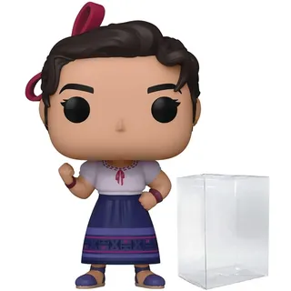 POP Disney: Encanto - Luisa Madrigal Funko Vinyl Figure (Bundled with Compatible Box Protector Case), Multicolor, 3.75 inches