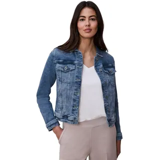 STREET ONE Jeansjacke mit Brusttaschen und Knöpfen -