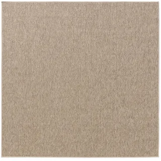 benuta Outdoorteppich, Taupe, Kunststoff, Uni, Quadratisch, 300x300 cm, Oeko-Tex® Standard 100, Made in Turkey, wasserabweisend, Teppiche & Böden, Teppiche, Outdoorteppiche