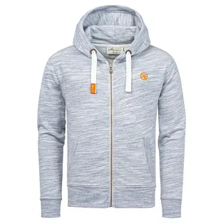 Amaci&Sons Kapuzenpullover MILTON Sweatjacke Herren Kapuzenpullover Pullover Hoodie Zipper Jacke blau XXL