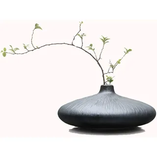 Yujianshop Vasen Deko Zen Moderne Minimalistische Kreative Flache Tischplatte Kleine Vase Tee Wohnzimmer Weinschrank Dekoration Ornamente Residenz, Büro, Hochzeit