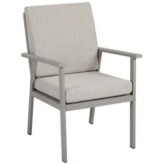 Brafab Samvaro Gartenstuhl 60 x 60 x 92 cm beige mit Kissen