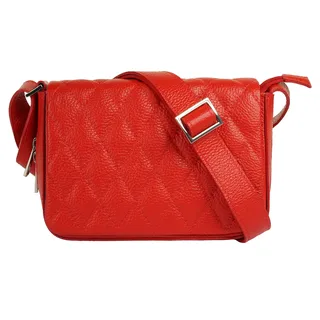 Cluty Henkeltasche Leder Red