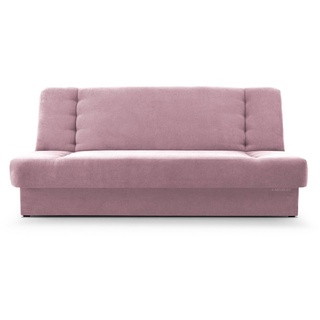 e-meubles Sofa mit Schlaffunktion und Bettkasten, Kippsofa Klappsofa Schlafsofa Clic-Clack Couch für Wohnzimmer Federkern Sofagarnitur Polstersofa - cyprus