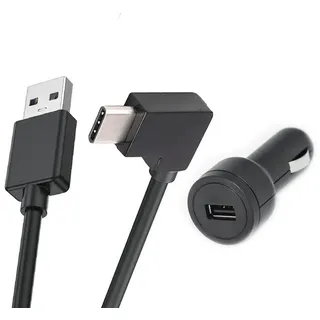 TomTom Halterung mit USB-C Kabel und Ladegerät schwarz