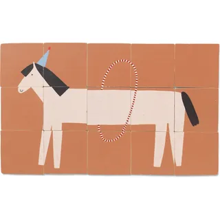 Two-Sided Puzzle Pferd und Walross