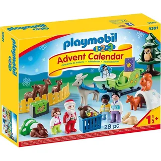 Playmobil 1.2.3 Adventskalender Waldweihnacht der Tiere 9391