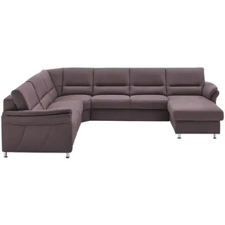 meinSofa Wohnlandschaft mit Boxspringpolsterung  Donald , lila/violett , Maße (cm): B: 330 H: 89 T: 173.0