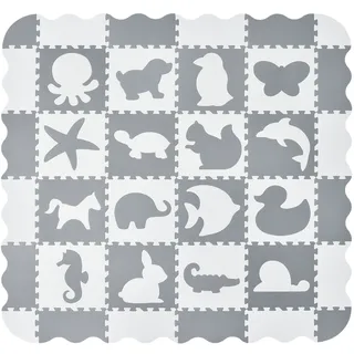 Puzzlematte für Babys und Kinder - Weiß