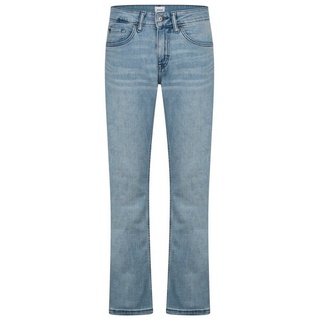 MUSTANG Straight-Jeans Damen Jeanshose Sissy Regular Fit Basic Pants mit Stretch blau 28W / 32L