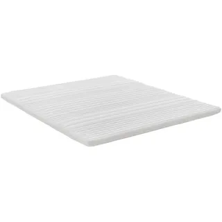 Novel Topper, Weiß, Textil, H2, 100x200 cm, Reach, DIN EN ISO 14001, DIN EN ISO 9001, Oeko-Tex® Standard 100, Bezug abnehmbar/waschbar, Ober- und Unterseite versteppt, wendbar, atmungsaktiv, alternative Größen erhältlich, Schlafzimmer, Matratzen Shop, Matratzenzubehör, Topper